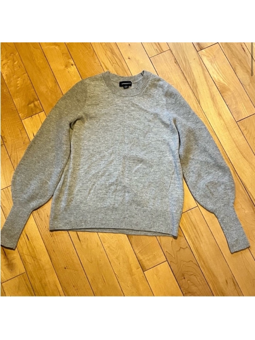 Summersalt Cashmere Merino Wool Blend Gray Sweater extra small
